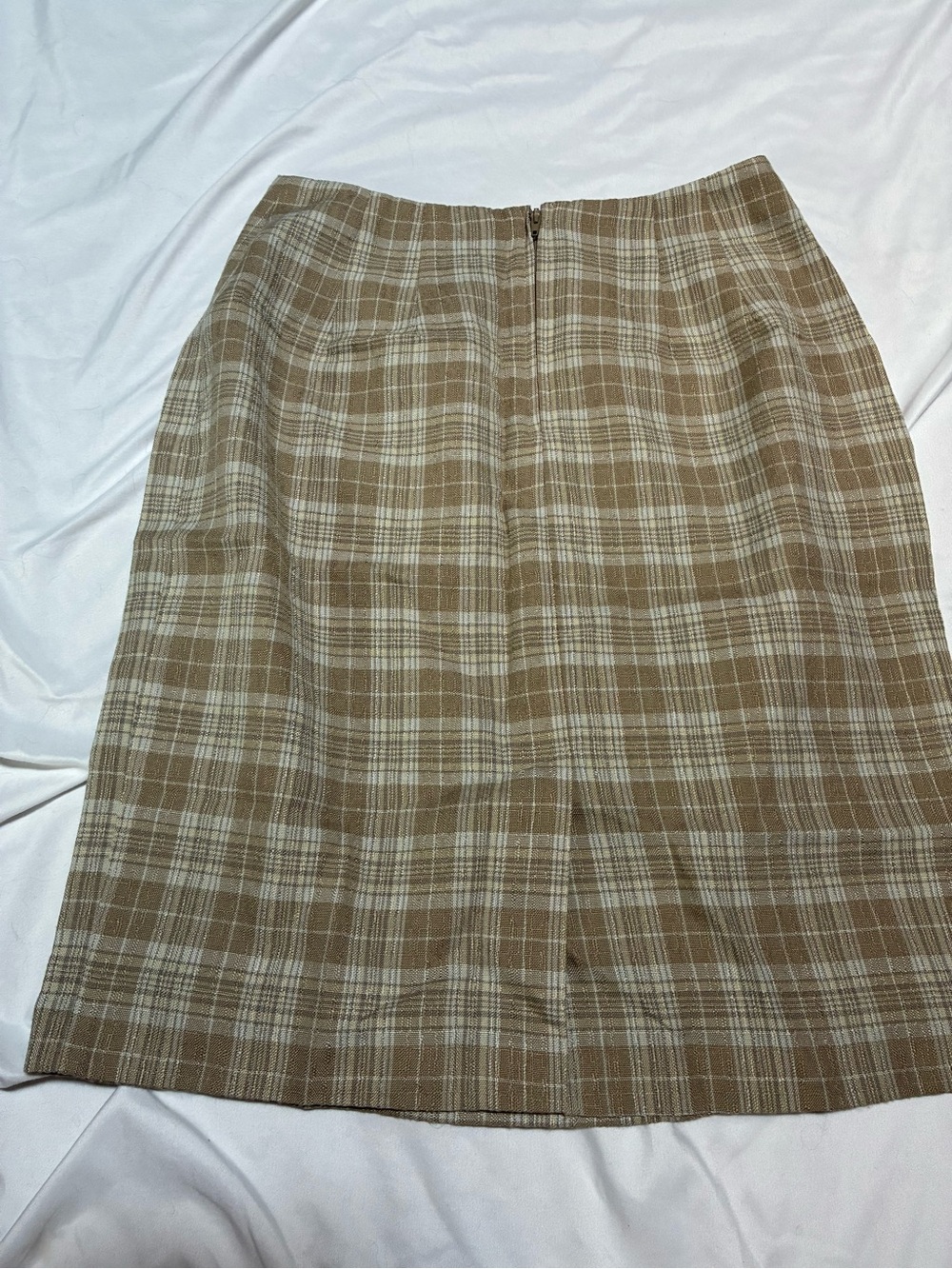 Carol Wren Vintage Plaid Pencil Skirt Size 8 - Picture 10 of 11
